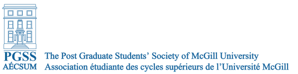 The logo of the Post-Graduate Students’ Society of McGill University