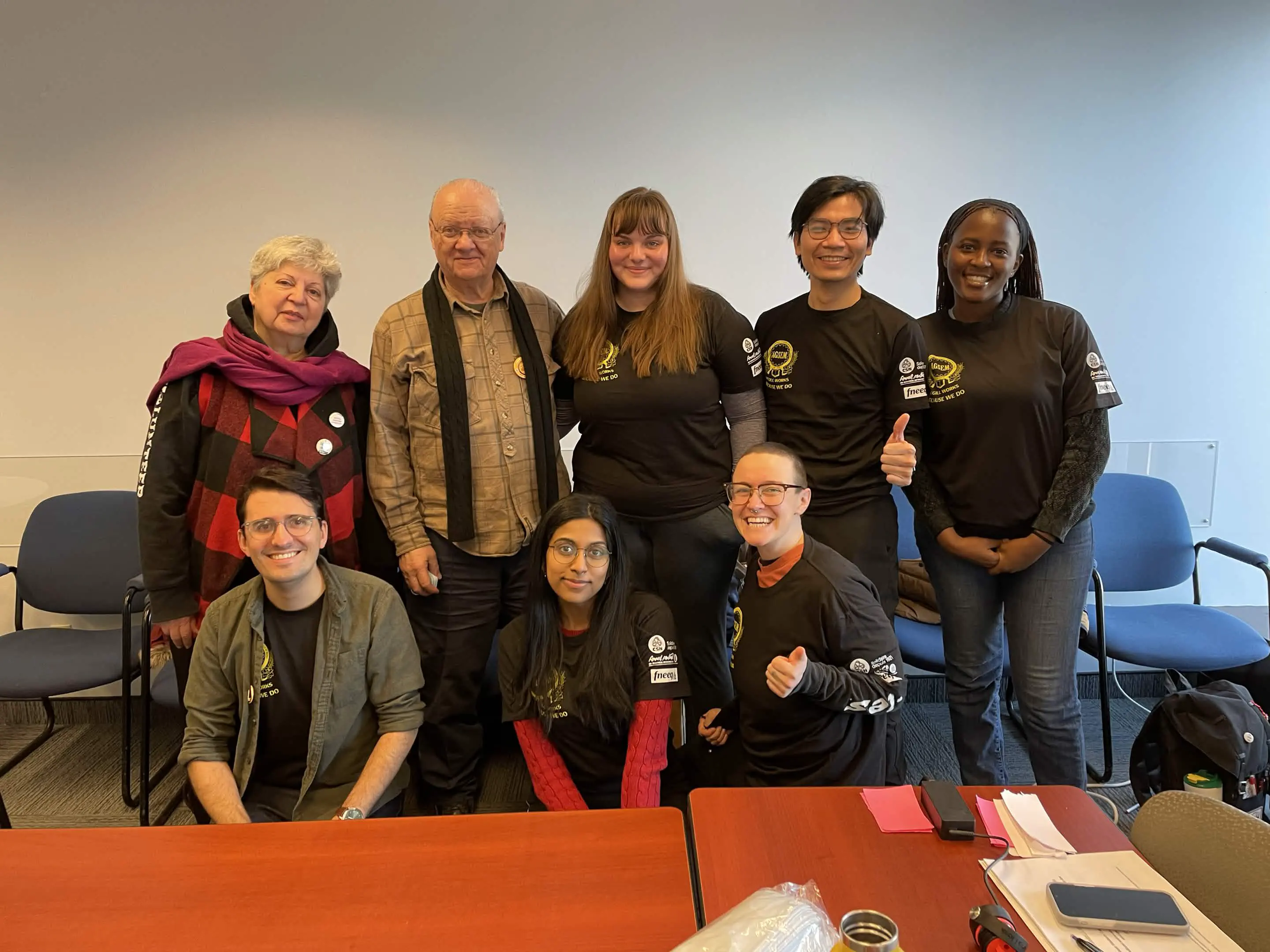 Your bargaining team after the first negotiation session!